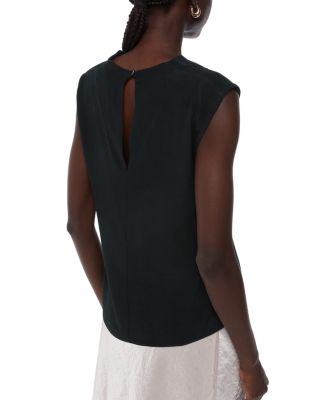 Crinkle Sleeveless Tank Top