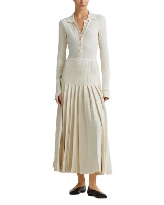 Altuzarra - Delorme Pleated Skirt Collar Dress