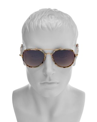 Baker Aviator Sunglasses, 56mm