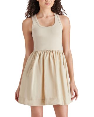 STEVE MADDEN - Tottenham Mixed Media Mini Dress