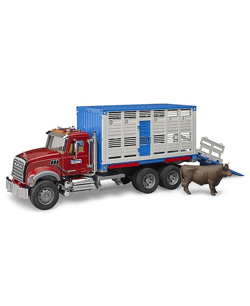 Bruder Unisex 1/16 Mack Granite Cattle Transportation Toy Truck By Ages 5-7