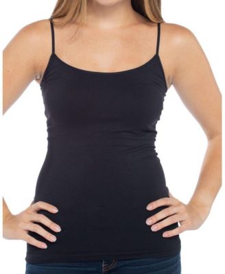 Girls' Solid Full Cami, Bundle of Two - Big Kid