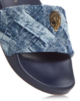 Women's Meena Eagle Quilted Slide Sandals 