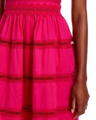 Kate Lace Trim Midi Dress - Exclusive