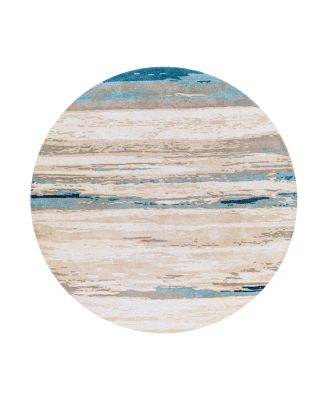 Surya - Surya Kavita 29212 Round Area Rug, 8' x 8'