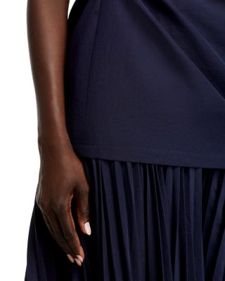austin strapless pleated dress Austin Dress