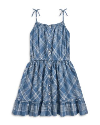 Ralph Lauren - Girls' Plaid Madras Dress - Big Kid