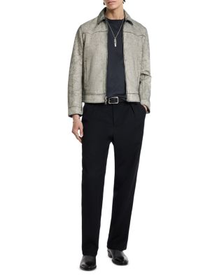 Weldon Leather Full Zip Western Jacket