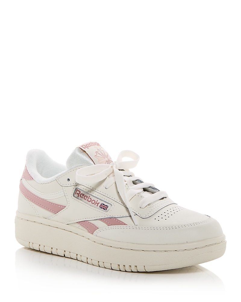 Reebok Club C Double Low-top Sneakers In Chalk Pink