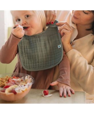 Unisex Cotton Muslin Classic Bib 3 Pack - Baby