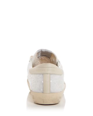 Women's Super-Star Sequin Embellished Low Top Sneakers 