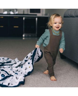 Unisex Cotton Muslin Quilted Throw - Baby