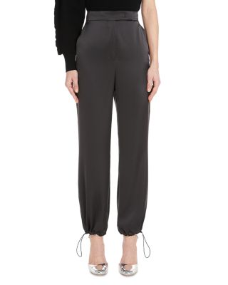 Max Mara - Tay Satin Drawstring Pants