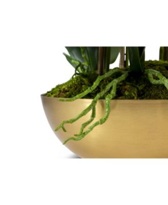 Abigail Gold Real Touch Orchid