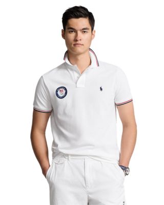Polo Ralph Lauren Team Usa Custom Slim Fit Polo Shirt