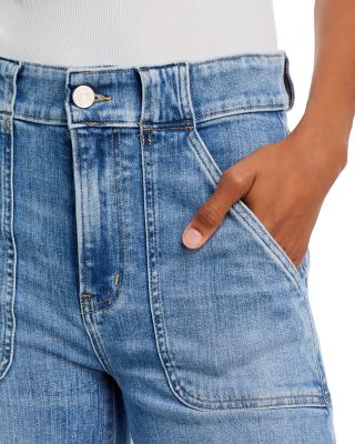 Modern Pocket High Rise Wide Leg Jeans in Carpenter