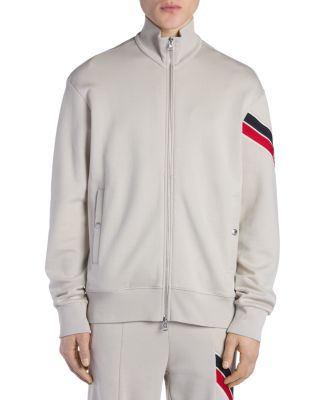 Moncler - Striped Sleeve Zip Front Jacket