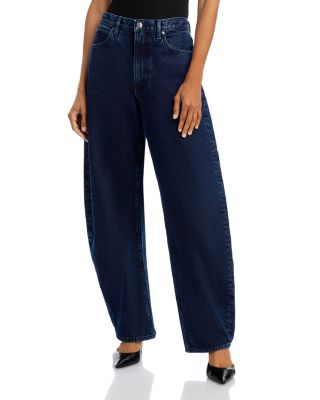 FRAME - High Rise Bubble Jeans in Dorado