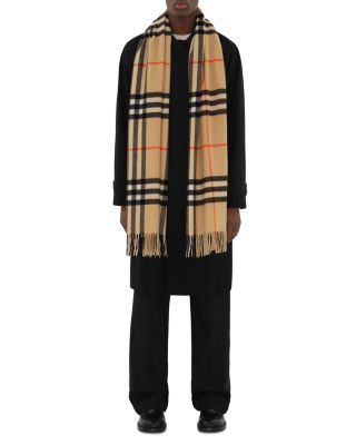 Check Cashmere Scarf
