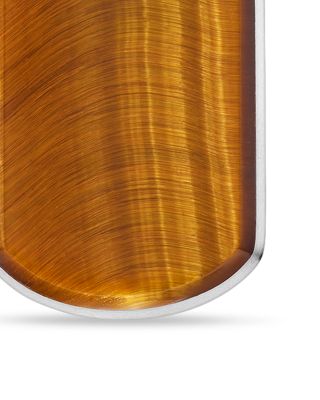 Men's Chevron Tag in Sterling Silver, 21mm