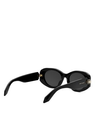 Serpenti Oval Sunglasses, 52mm