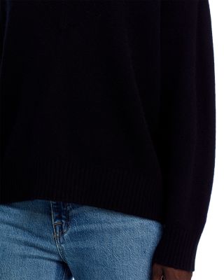 100% Cashmere Drop Shoulder V Neck Sweater - Exclusive