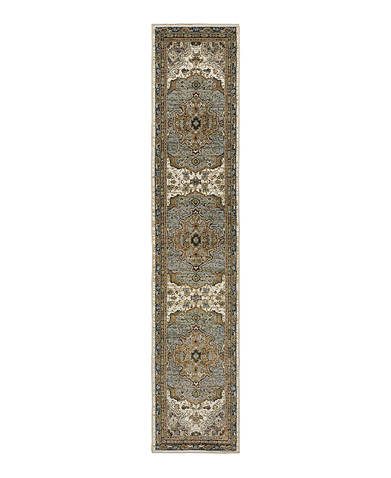 Oriental Weavers Andorra 2451b Runner Area Rug, 2'6 X 12' In Ivory