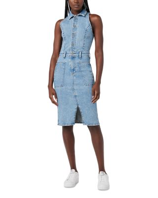 Hudson - Halter Denim Utility Dress