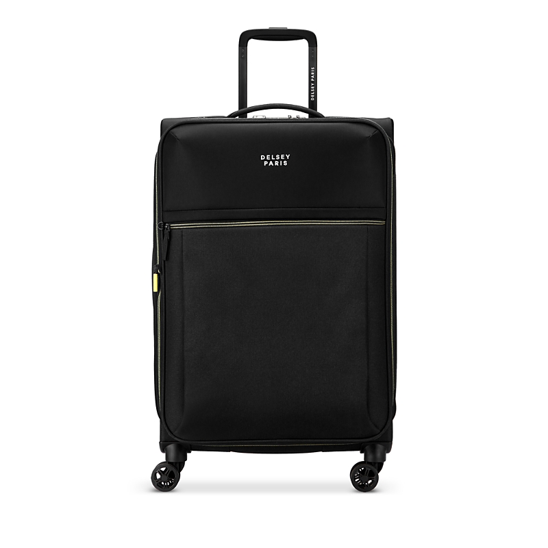 Delsey Paris Brochant 3 24 Expandable Spinner Suitcase In Deep Black