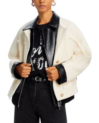 3.1 Phillip Lim Mixed Media Moto Jacket