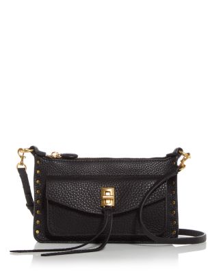 Rebecca Minkoff - Darren Mini Top Zip Leather Crossbody