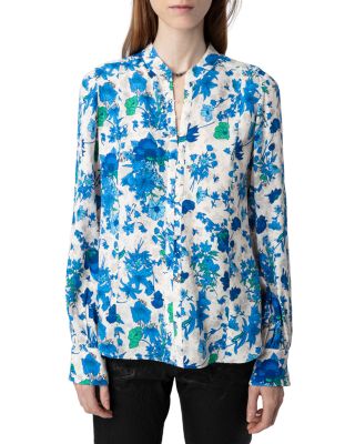 Zadig & Voltaire Twina Floral Blouse | Bloomingdale's