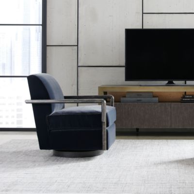 Rewind Fabric Swivel Chair