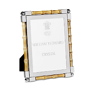 William Yeoward Crystal New Classic Bamboo Frame, 5 X 7 In Brown