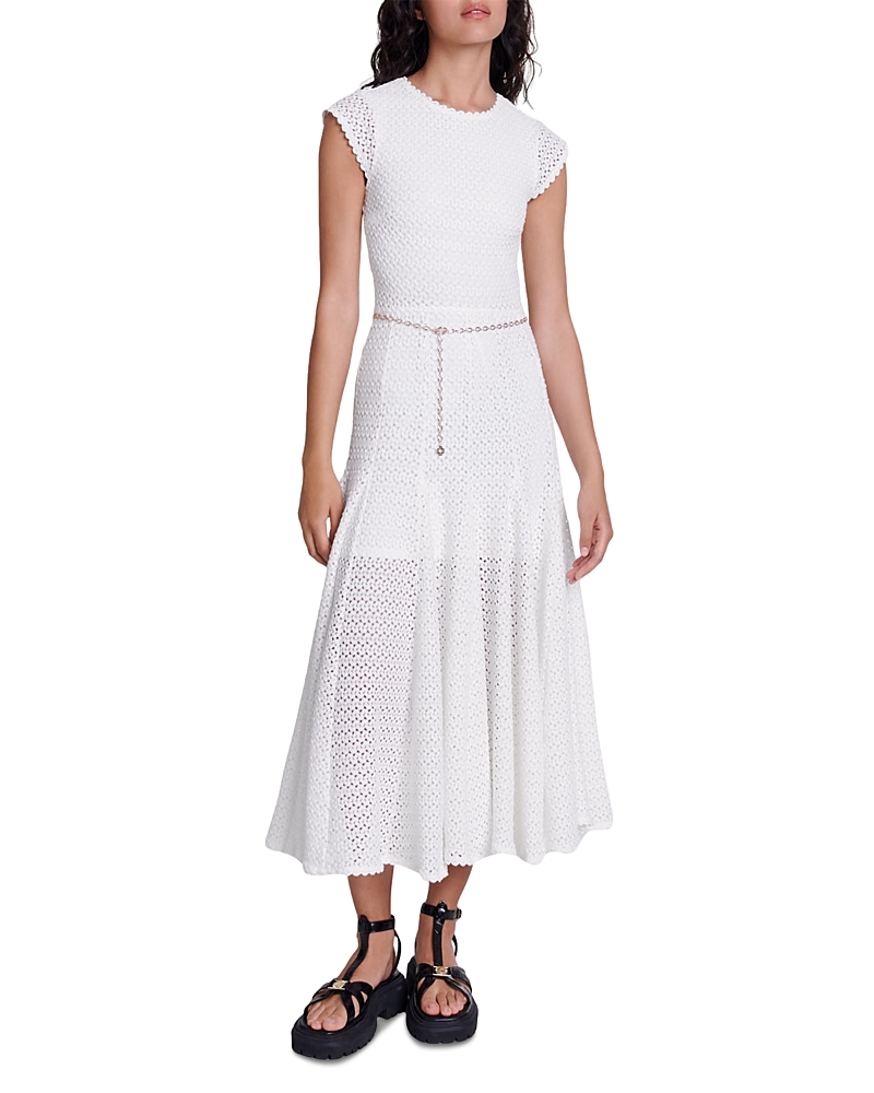 Maje Ricocha Open Knit Dress | Smart Closet Maje Ricocha Open Knit Dress | Smart Closet