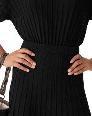 Jada Ribbed Midi Skirt