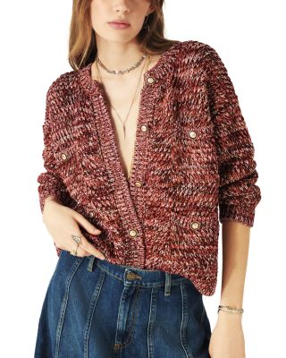 ba&sh - Bran Metallic Accent Cardigan