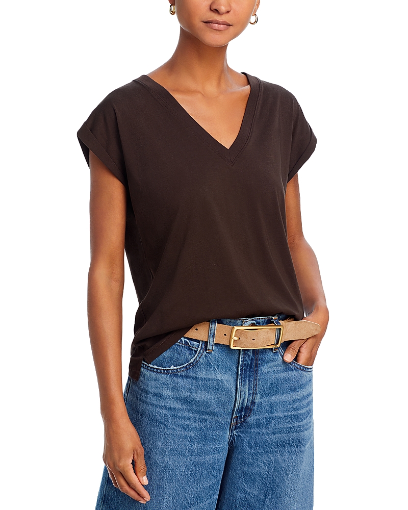 Frame Easy Cotton V Neck Tee