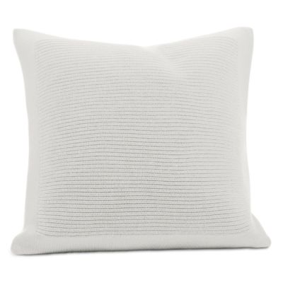 Boll & Branch - Ribbed Knit Euro Pillow with Insert, 26" x 26"