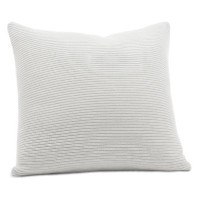 Boll & Branch Ribbed Knit Euro Pillow with Insert, 26 x 26