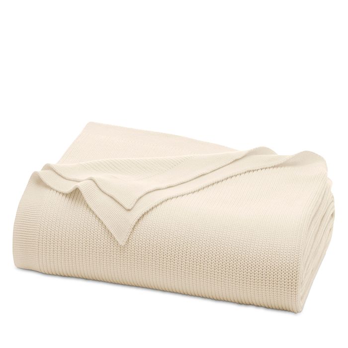 Boll & Branch Ribbed Knit Blanket, Full/Queen