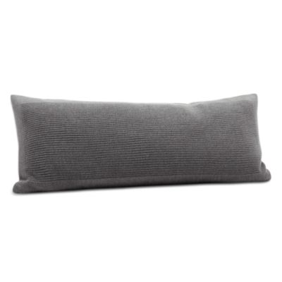 Ribbed Knit Decorative Pillow with Insert, 14&amp;quot; x 34&amp;quot;