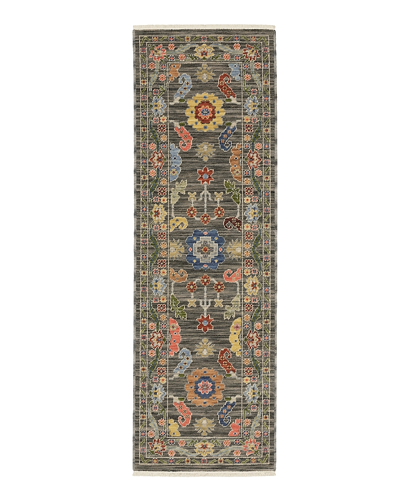 Oriental Weavers Lucca 5506k Runner Area Rug, 2' X 6' In Grey