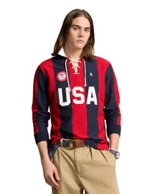 Polo Ralph Lauren - Team USA Classic Fit Tie Placket Rugby Shirt