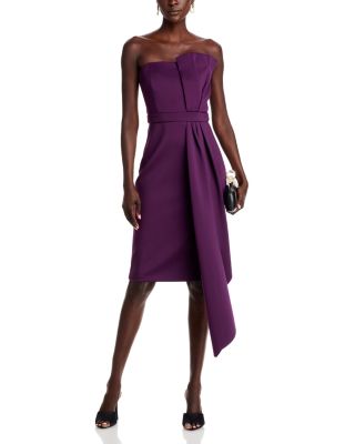 Asymmetric Draped Dress