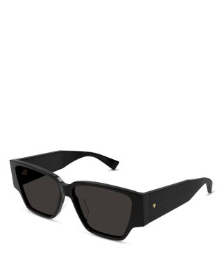 Bottega Veneta - Bold Triangle Stud Squared Sunglasses, 57mm