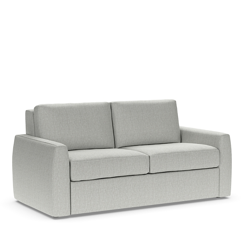 American Leather Langdon Two Seat Comfort Sleeper Sofa In Iris Fossil