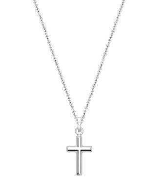  Children's 14K Gold Everlasting Faith Cross 12-14" Necklace