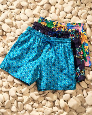 Moorea Vendome Turtles Print 6" Swim Trunks