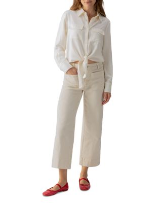 The Marine Cropped Wide Leg Pants